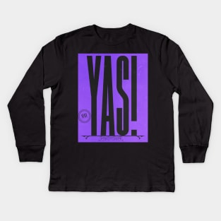 VesselsFloor YAS! Perpetua Edition Kids Long Sleeve T-Shirt